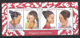 Mayotte N°241/44** (MNH) 2011 En Feuillet - Coiffures Mahoraises - Neufs