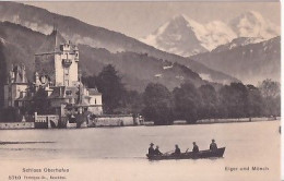 OBERHOFEN              SCHLOSS         EIGER UND MONCH - Oberhofen Am Thunersee