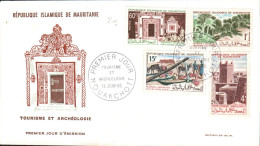 MAURITANIE FDC 1965 TOURISME ET ARCHEOLOGIE - Mauretanien (1960-...)