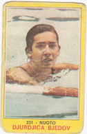 231 DJURDJICA BJEDOV - NUOTO - CAMPIONI DELLO SPORT PANINI 1970-71 - Schwimmen