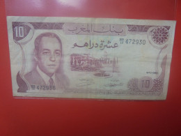 MAROC 10 DIRHAMS 1970 Circuler (B.33) - Marocco