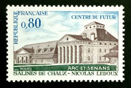 1970 FRANCE N 1651 CENTRE DU FUTUR SALINES DE CHAUX NICOLAS LEDOUX - NEUF** - Ungebraucht