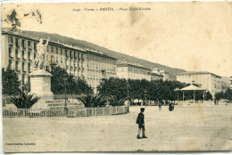 2A-CORSE  - BASTIA-  Place Saint Nicolas   Collection. J.Moretti,Corté.   N°:1249 - Other & Unclassified