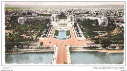 4 Cartes De Paris, Palais De Chaillot, Panorama, Soufflot Et Le Panthéon, Statue De La République - Sonstige Sehenswürdigkeiten