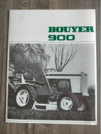 Prospectus Brochure Flyer Tracteur Tondeuse Remorque BOUYER 900  Gazon Fraise Rotative NEUF - Otros & Sin Clasificación