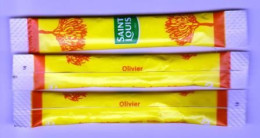 Lot De 2 Stick De Sucre Bûchette " SAINT LOUIS -Olivier " (scann Recto-verso) [S148]_Di252 - Zucker