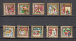 Nederland  2010 Nvph Nr  2778 Tm 2787 , Mi Nr 2816 - 2825, Decemberzegels Christmas  Compleet - Usados