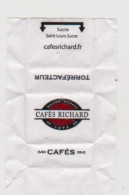 Enveloppe De Sucre  " Café RICHARD " (scann Recto-verso) [S313]_Di510 - Zucchero (bustine)