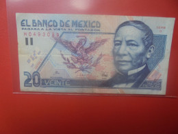 MEXIQUE 20 PESOS 1992 Circuler (B.33) - Mexico