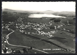 AK Seekirchen /Salzburg, Ortsansicht Gegen Das Wasser Aus Der Vogelschau  - Other & Unclassified