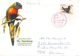 AUSTRALIA - SEAMAIL 1978 BRISBANE - GOSSENHAIN/GDR / 7055 - Lettres & Documents