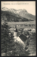 AK Partenkirchen, Blick Auf Die Zugspitze Von St. Anton Aus  - Zugspitze