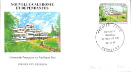 NOUVELLE CALEDONIE FDC 1988 UNIVESITE FRANCAISE DU PACIFIQUE - FDC