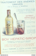 BOV'HEPATIC SIROP (traitement D'anémies) Belgique 1950 - 1900 – 1949