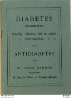 DAMMAN Dr (Diabètes Antidiabètes) Belgique 1939 - 1900 – 1949