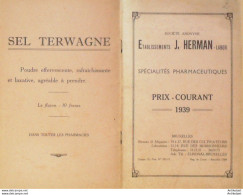 HERTMAN Etbs (Produits Chimiques Et Pharmaceutiques) Belgique 1939 - 1900 – 1949