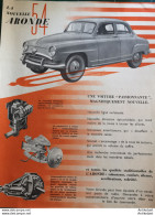 SIMCA Aronde (Plaquette) 1954 - 1900 – 1949