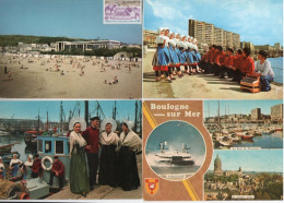 BOULOGNE-sur-MER  (P-de-C)   LOT  59 CARTES POSTALES . LIVRAISON OFFERTE   Achat Immédiat - Boulogne Sur Mer