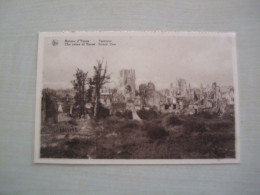 Carte Postale Ancienne RUINES D'YPRES Panorama - Ieper