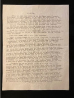 Tract Presse Clandestine Résistance Belge WWII WW2 'Patriotes' Notez Les Noms Des Individus Qui Pactisent Avec L'ennemi - Documenti