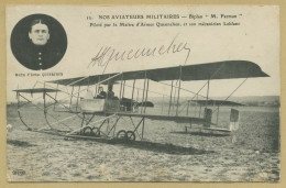 André Quennehen (1882-1916) - Aviateur Français - Rare Photo-carte Signée - 1912 - Flieger Und Astronauten