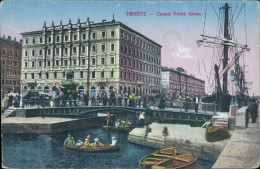 Bu638 Cartolina Trieste Citta' Canale Ponte Rosso  Friuli - Trieste