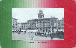 Bu647 Cartolina  Trieste Citta' La Piazza Grande  Friuli - Trieste