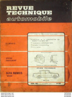 Revue Technique Automobile Alfa Roméo Giulia Renault 8 1964-1967   N°252 - Auto/Motor