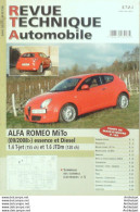 Revue Technique Automobile Alfa Roméo Mito 09/2008   N°B738 - Auto/Motor