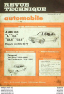 Revue Technique Automobile Audo 80 GL Peugeot 504 Toyota Land Cruiser   N°417 - Auto/Motor