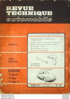 Revue Technique Automobile Citroen DS Chrysler 2L Ford Escort   N°322 - Auto/Motor