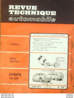 Revue Technique Automobile Citroen Gs 1220 Renault 8 1100 Cm3   N°325 - Auto/Moto