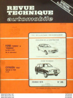 Revue Technique Automobile Citroen Visa S 4cv Ford Consul Granada 1974/1977   N°386 - Auto/Motor