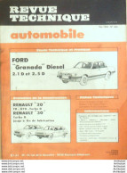 Revue Technique Automobile Ford Granada Diesel Renault 20 & 30   N°444 - Auto/Moto