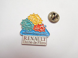 Beau Pin's En Relief , Auto Renault , Usine De Flins , 40e Anniversaire , 28/11/92 - Renault