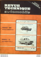 Revue Technique Automobile Peugeot 504 Renault 12 1300 Cm3   N°352 - Auto/Motor