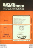 Revue Technique Automobile Renault 17 Renault 6 5cv   N°320 - Auto/Motor