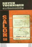 Revue Technique Automobile Renault 16 TS   N°270 - Auto/Motor