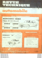 Revue Technique Automobile Revue Tech. Automobile 1980 N°400 Mercedes-Benz W123 200D-220D 240D-300D Renault 12   N°400 - Auto/Motorrad