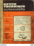 Revue Technique Automobile Simca 1100 Peugeot 504   N°331 - Auto/Motorrad