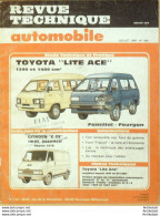 Revue Technique Automobile Toyota Lite Ace 1290/1486 Citroen C35 E 1976   N°469 - Auto/Motor