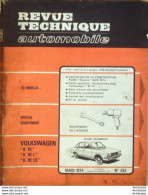 Revue Technique Automobile Volkswagen K70 Ford Taunus 1972/1974   N°333 - Auto/Moto