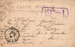 N°1318 W -cachet 158è De L. - Guerre De 1914-18