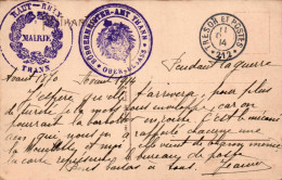 N°1319 W -cachet Marie De Thann - 1. Weltkrieg 1914-1918