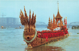 THAILANDE - The Royal Barge Anantaanakraj In The Phra Buddha Sihing Barge Procession - Animé - Carte Postale Ancienne - Thaïland