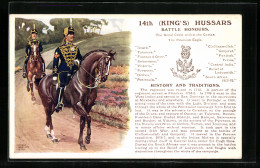 Artist's Pc Ernest Ibbetson: 14th Kings`s Hussars, Regiment, Uniformen  - Régiments