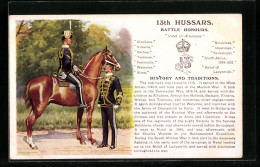 Artist's Pc Ernest Ibbetson: 13th Hussars, Regiment, Husren, Uniformen  - Regimientos