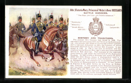 Artist's Pc 18th Queen Mary`s Own Hussars, Battle Honours, Britische Uniformen  - Regimientos