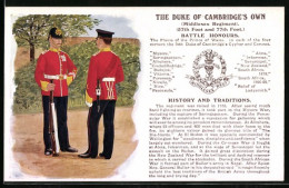 Pc The Duke Of Cambridge`s Own, Battle Honours, Britische Soldaten In Uniformen  - Regimientos