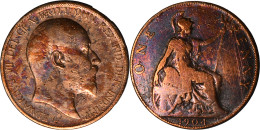 UK - 1904 - ONE PENNY - EDOUARD VII - 19-155 - D. 1 Penny